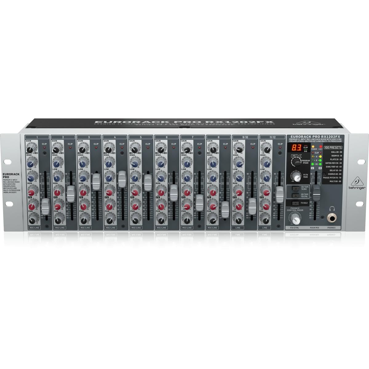 

Лінійний мікшер Behringer 12ch Effector RX1202FX