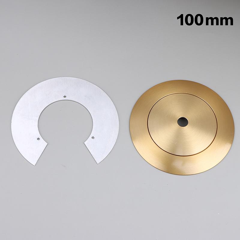 Aluminum Cap For Glass Globe Lampshade Arc Tray Flying Saucer Holder Replacement Part For Home Hotel Ceiling Light Fixture