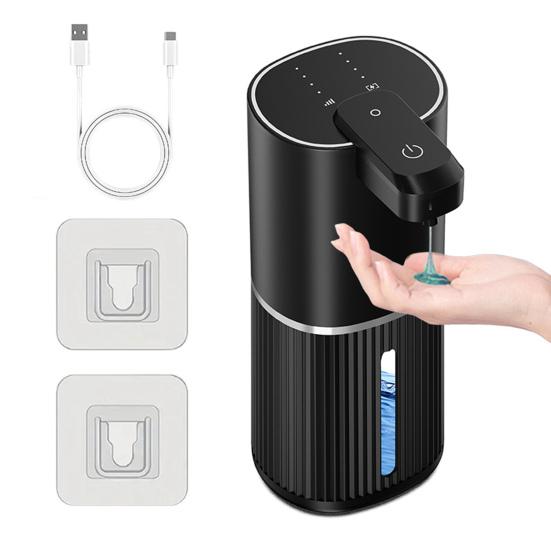 

Touchless Automatic Soap Dispenser USB Rechargeable IPX5 Waterproof 4-Level Adjustable Dispensing 380ml Capacity Soap Dispenser B
