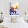 New 5D DIY Diamond Painting Snow Scene Diamond Embroidery Sunset Cross Stitch Full Round Drill Home Decor Manual Art Gift