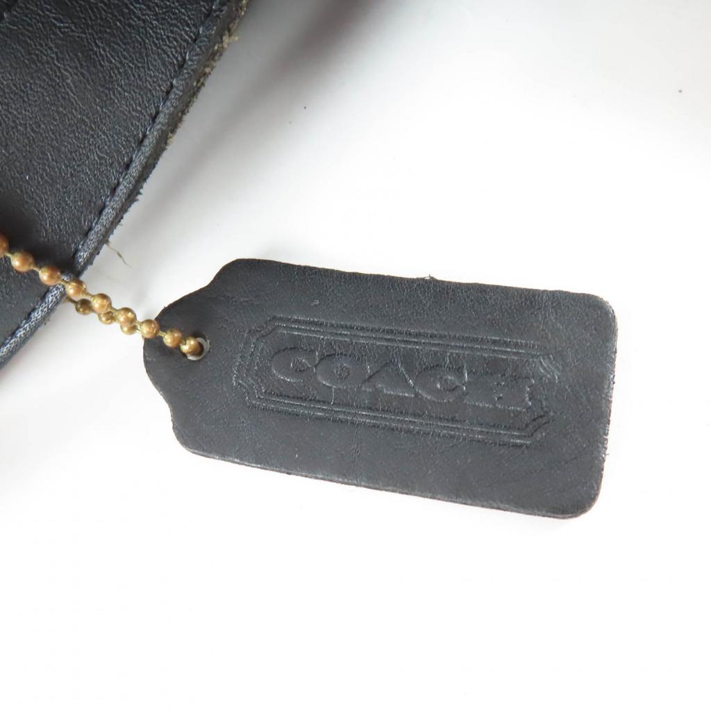 Excellent COACH Backpack Â· Daypack Old Coach Black Glove Leather Women 9960 Used