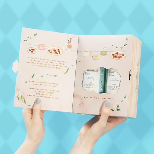 Essential The Beauty Barrier Pump Set White Tea Scent 900ml