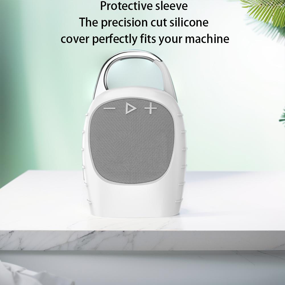 For JBL Clip 5 Speaker Silicone Case Protective Carrying Case Dustproof Skin AntiDrop Protective Cover Pouch Speaker Accessories