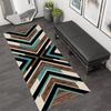 Bohemian Tribal Runner Rug Non-Slip Colorful Aztec Geometric Floor Mat Washable Carpet for Hallway Kitchen Living Room