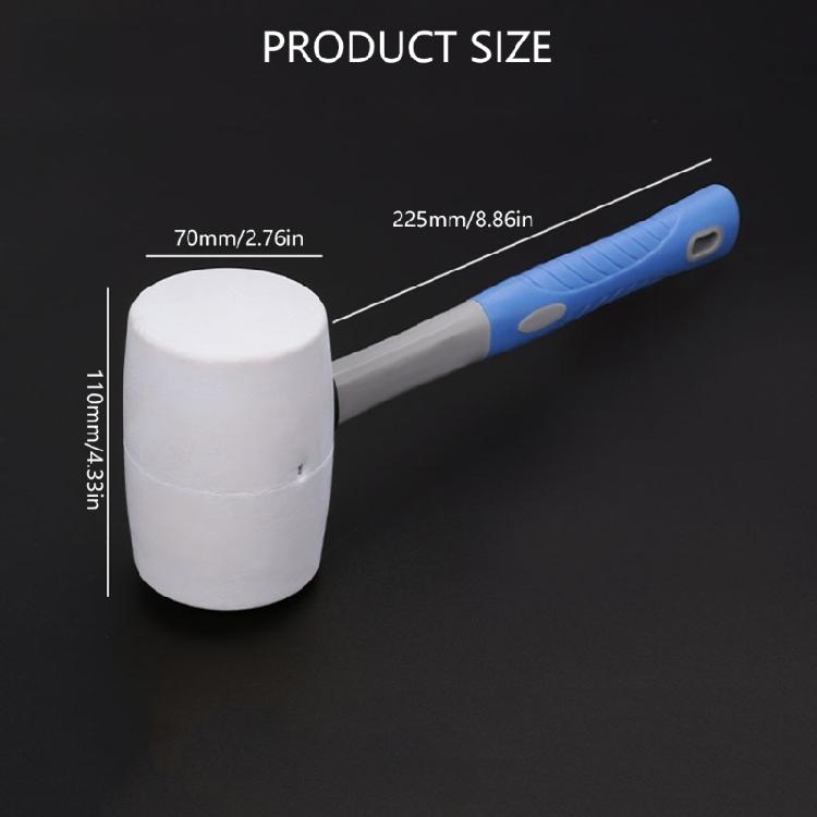 Multipurpose Rubber Mallets Rubber Hammer For Construction Projects AntiSlip Handle Wood Floor Tile Fitting Projects