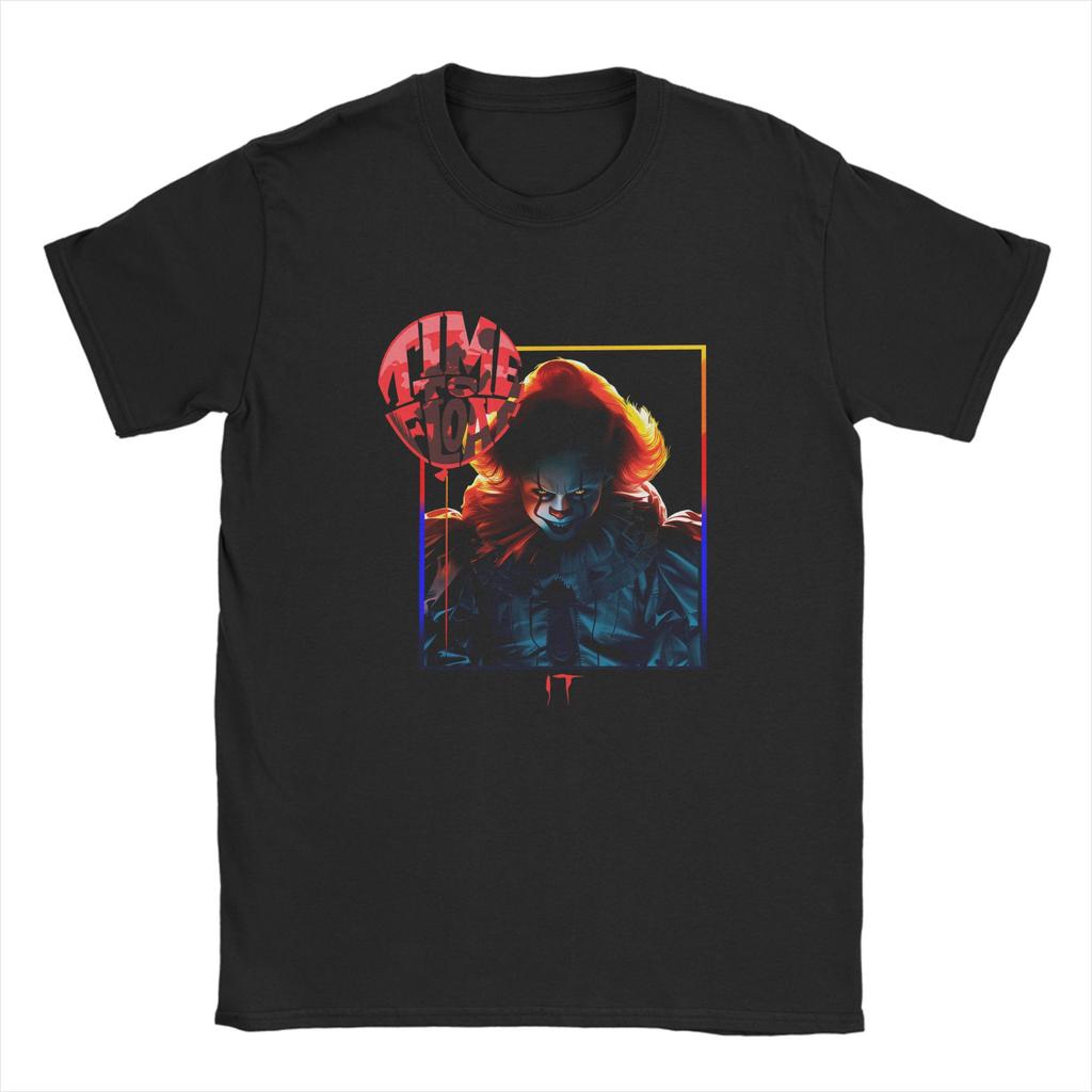 It Pennywise Movie TShirt Summer Harajuku T Shirts Unisex 100 Cotton O Neck 4XL 5XL 6XL Top Tees Short Sleeve Aesthetic Tops