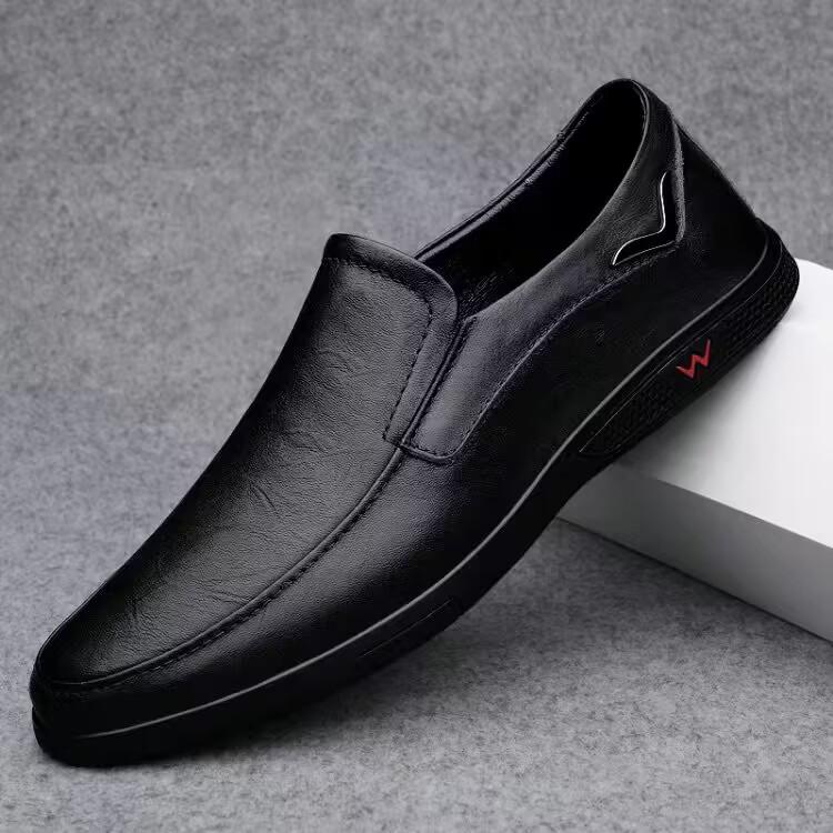 Scarpe casual in pelle per raccogliere perdite pelle morbida suole morbide Scarpe Doudou coprono i piedi