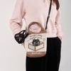 British Museum Bastet Cat Knitted Jacquard Shoulder Bag