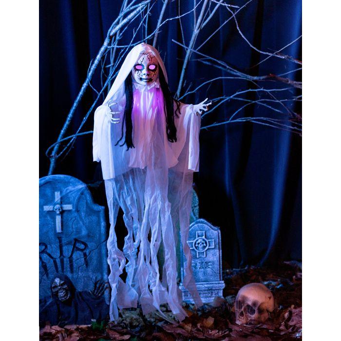 Décoration À Suspendre Poupée Fantôme Lumineuse 100 X 70 Cm