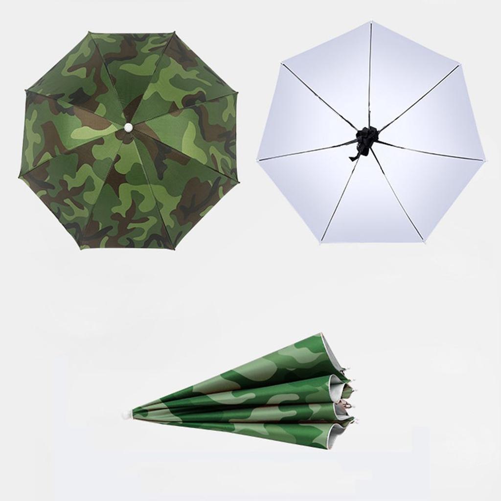 Umbrella Hat Lightweight Portable Rainproof Kids Umbrella Cap for Beach Fishing Gardening