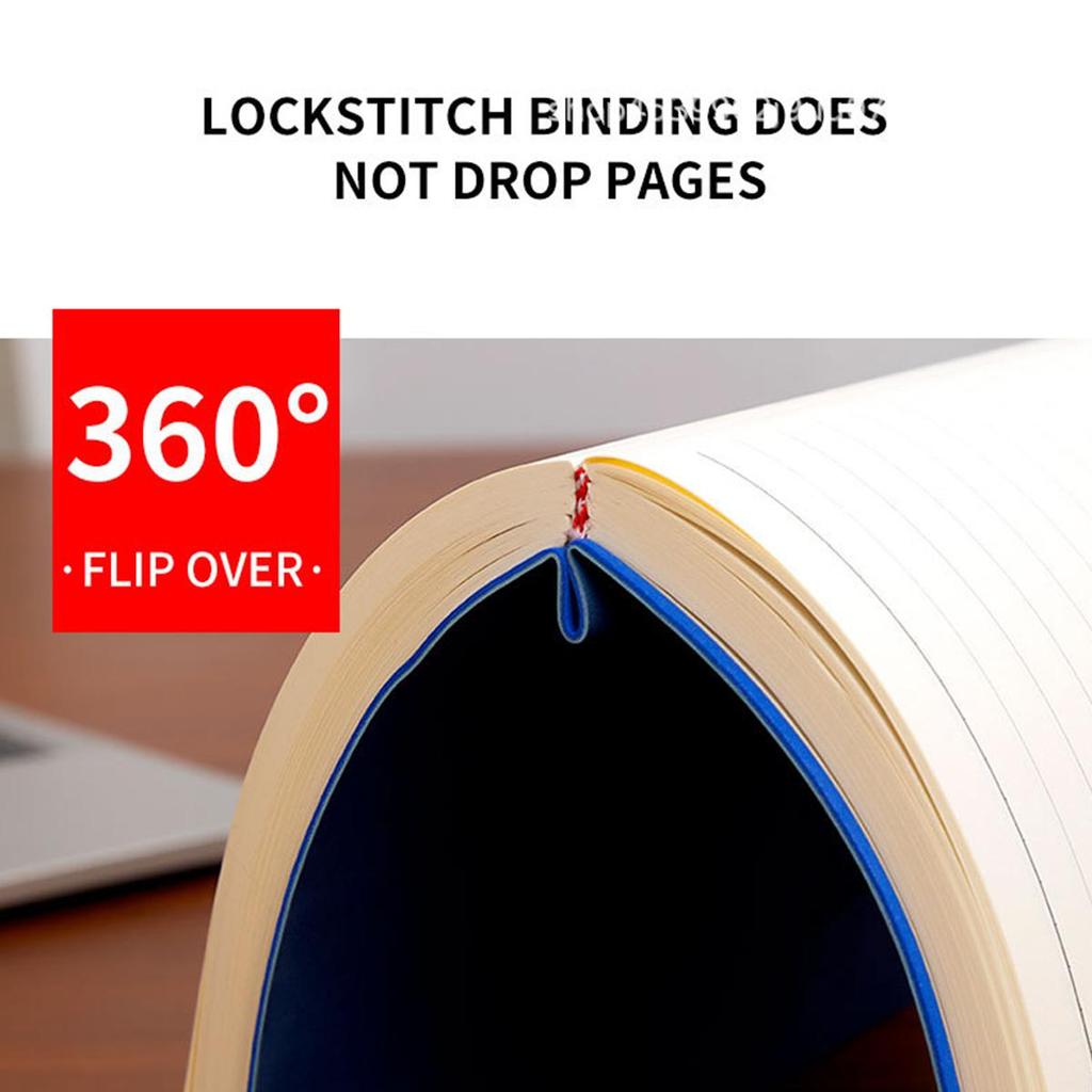 A4/A5/B5 Soft Leather Notebook, Lined Pages, Business Meeting Record Book, Notepad, Student Diary, Subject Notes, 180 Sheets