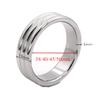 Men's Stainless Steel Love Penis Ring Plus Wide Thick