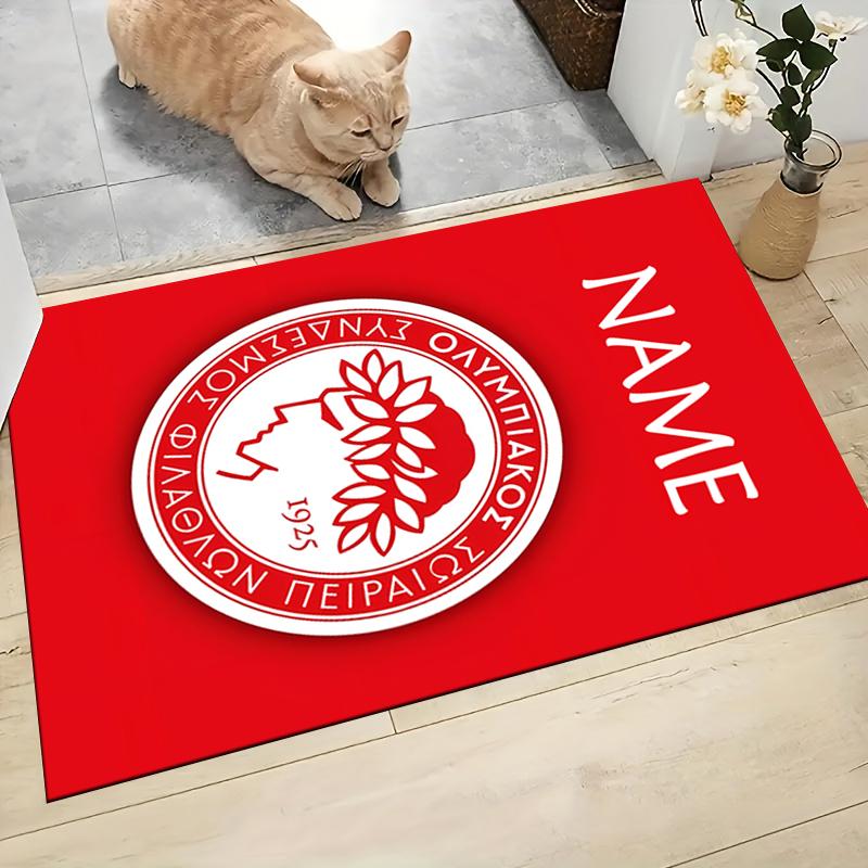 Custom Name River Plate Crest Carpet Rug Customizable Soft Washable Anti-Slip Home Living Room Sofa Mats Personalized Rug. 0909255