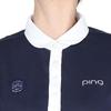 Ping Apparel Women's Long Sleeve Polo Shirt (Moisture-Wicking, Quick-Drying, UV Protection) / Golf / 622-4261900 120_Navy L