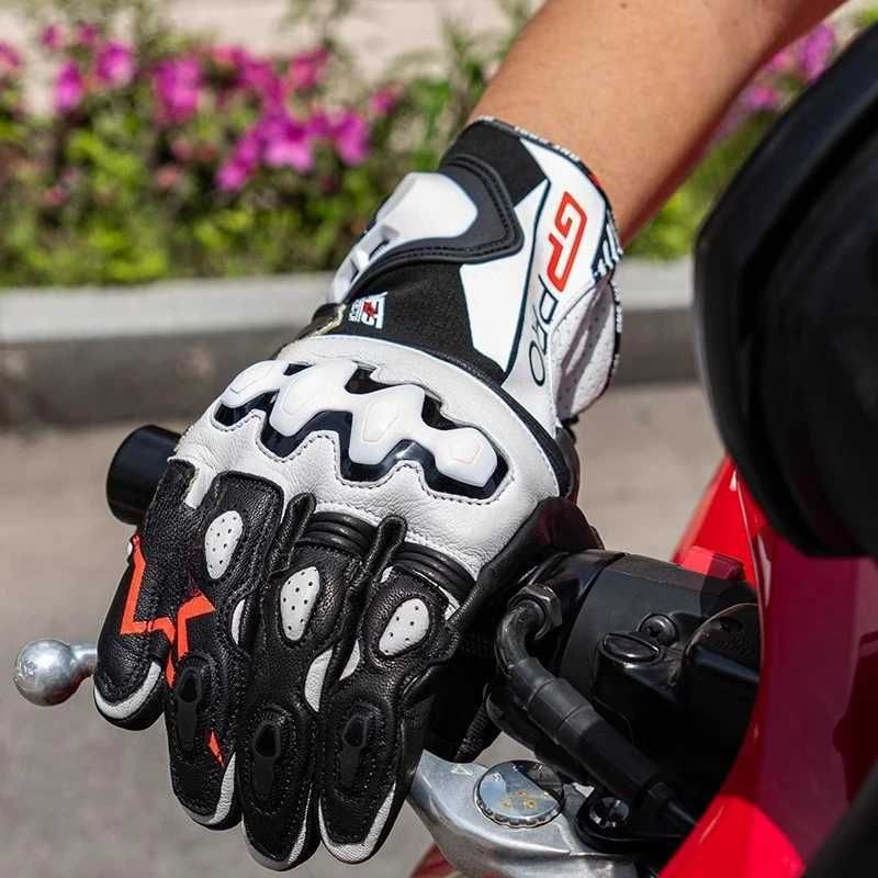 

GP PRO R4 Италия Мотоперчатки Гоночные Кожаные Мужские Мотокроссовые Перчатки Защита от Падений Износостойкие Мотоперчатки Коровья Кожа Мотоперчатки S25718 M белый