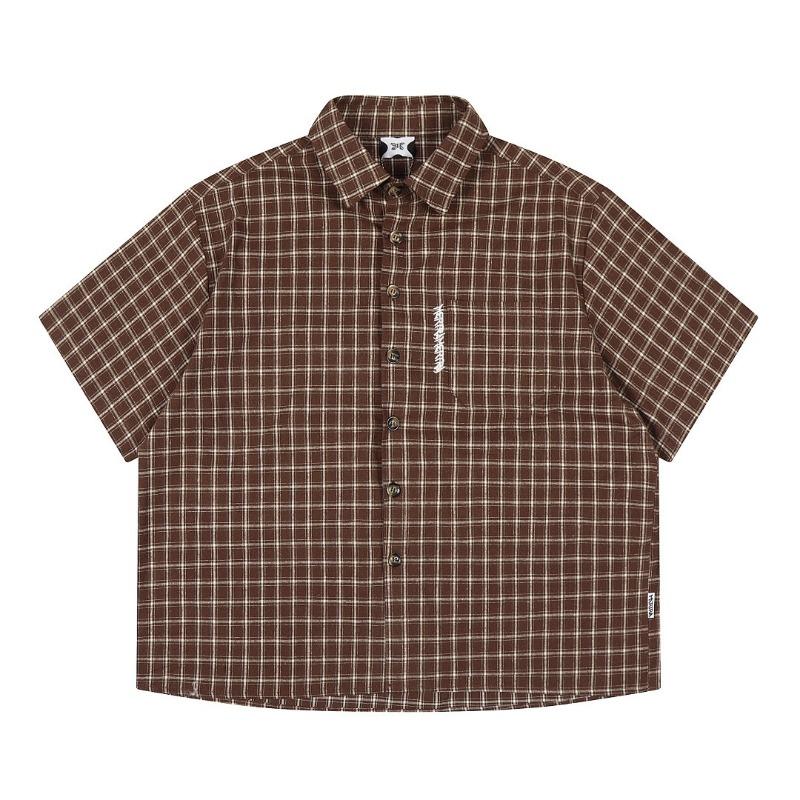 BeatStreet Red Mertra Camicie Uomo Donna Cotone Puro Casual Manica Corta Oversize Magliette Quotidiane