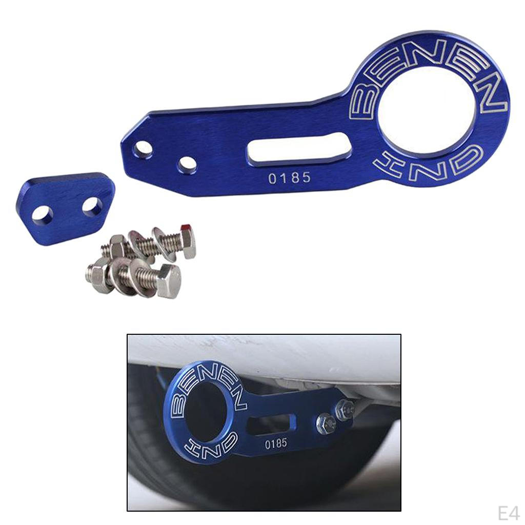 High Strength Rear Tow Towing Hook for Car Auto Trailer Black