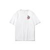 Li Ning Sports Fashion Collection T Shirts Unisex White Crew Neck Moderate Straight Fit AHSR406-1