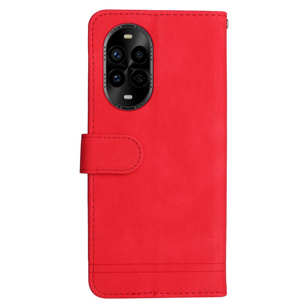 For Huawei Nova 14 Pro 5G/nova 13 Pro 5G Leather Wallet Cases Skin Touch Phone Cover Stand with Strap