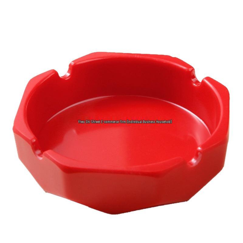 Colorful Drop-Resistant Melamine Ashtray for Hotels, Cafes, Homes, and Bars