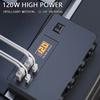 120W Vehicle Charger For Car Voltage Display Automobile Charger 12V Voltage Fast Charging Socket Vehicle Road Trips