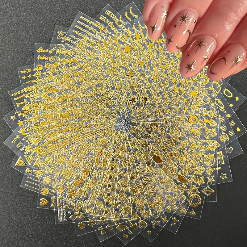 30 Sheets Flower Nail Stickers for Nail Art Colorful 3D Self Adhesive Daisy Nail Decals Spring Summer Nail Art Stickers Cute Floral Nail Design