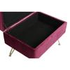 Banquette - DKD Home Decor - Bordeaux - Métal - 110 x 42 x 44 cm - 2 places