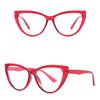Cat's Eye Large Frame Decorative Glasses Frame Women's Computer Glasses