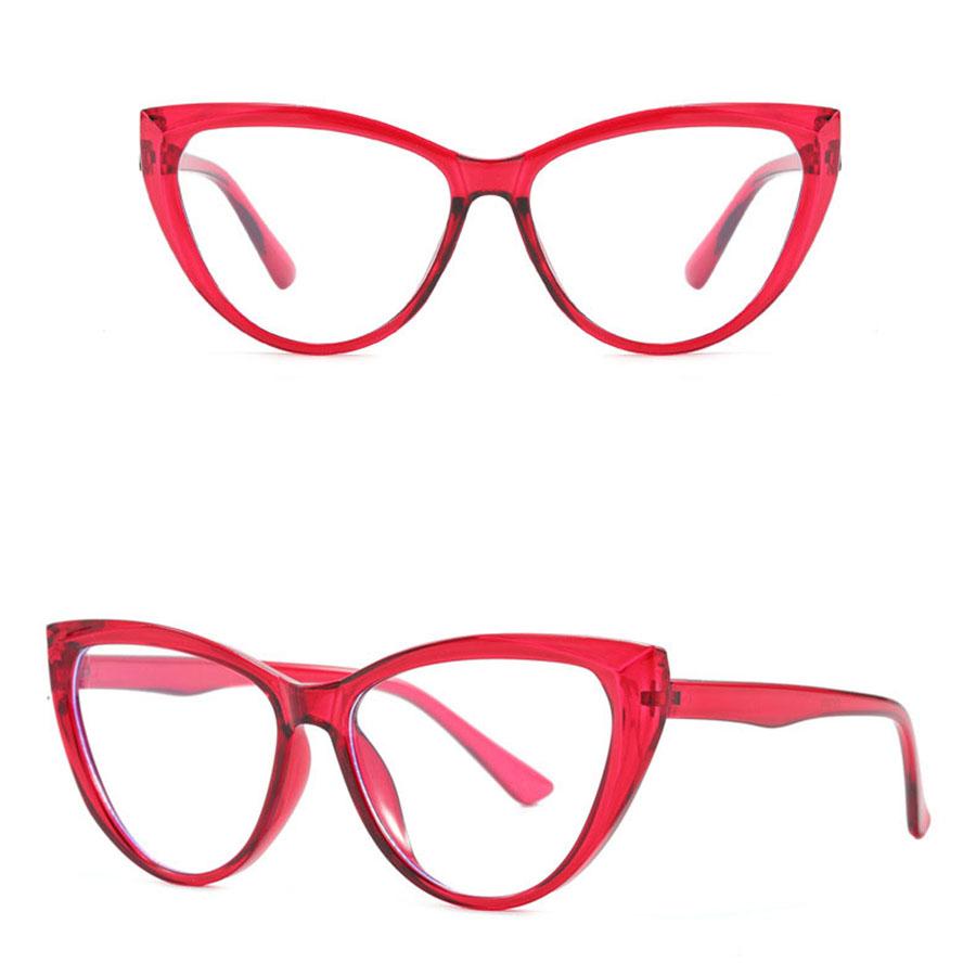Cat's Eye Large Frame Decorative Glasses Frame Women's Computer Glasses