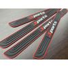 Car Accessories Rubber Door Sill Plate Protection Strip Scuff Guard Auto Sticker
