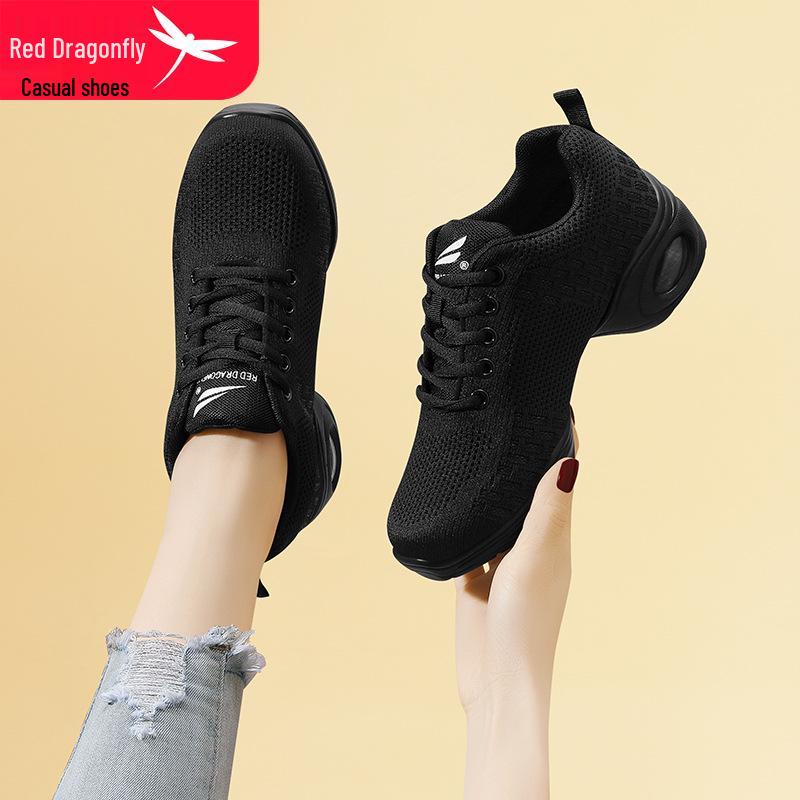 Red Dragonfly Women's Summer Dance & Travel Shoes - Thick-Soled, Breathable, Casual Sports Footwear