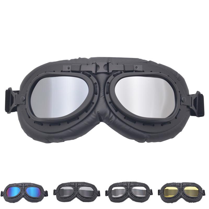 Harley Mountain Bike Goggles, Motorcycle Riding Goggles, Vintage WWII Glasses, Wind and Sand Protection Goggles