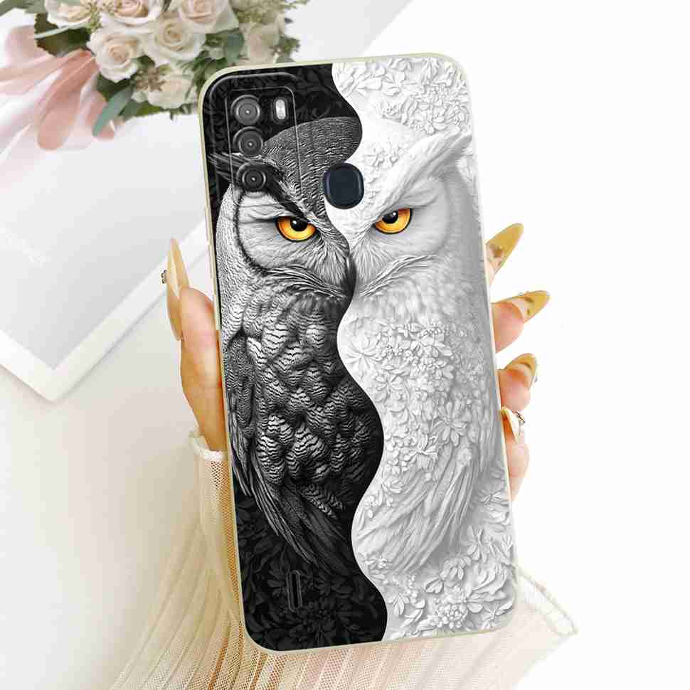 For ITEL S16 Pro 2020 Casing Petty Butterfly Painted Soft Silicone Phone Case For ITEL S 16 S16 Back Cover Fundas Coque Capa