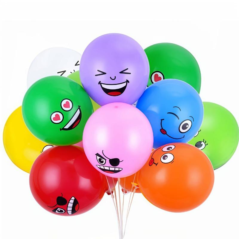 

colorful expression latex balloons for party 50 pieces per pack разноцветный