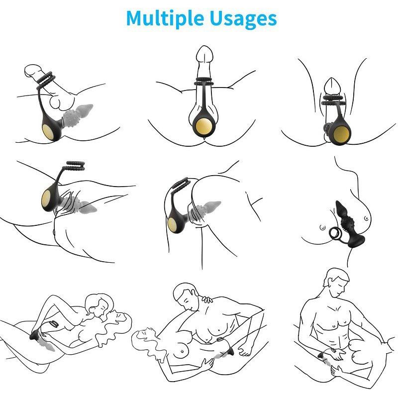 Erwachsene Spiele Butt Plug Prostata Massagegerät Sex Masturbation Cup Sexspielzeug 18