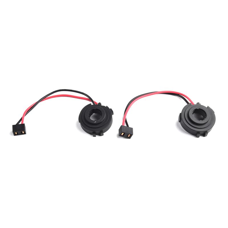 2Pcs H7 LED Socket Adapters Headlight Bases Retainers For Golf For MK6 For MK7 For 2012 For Touran 2013 For PASSAT B7