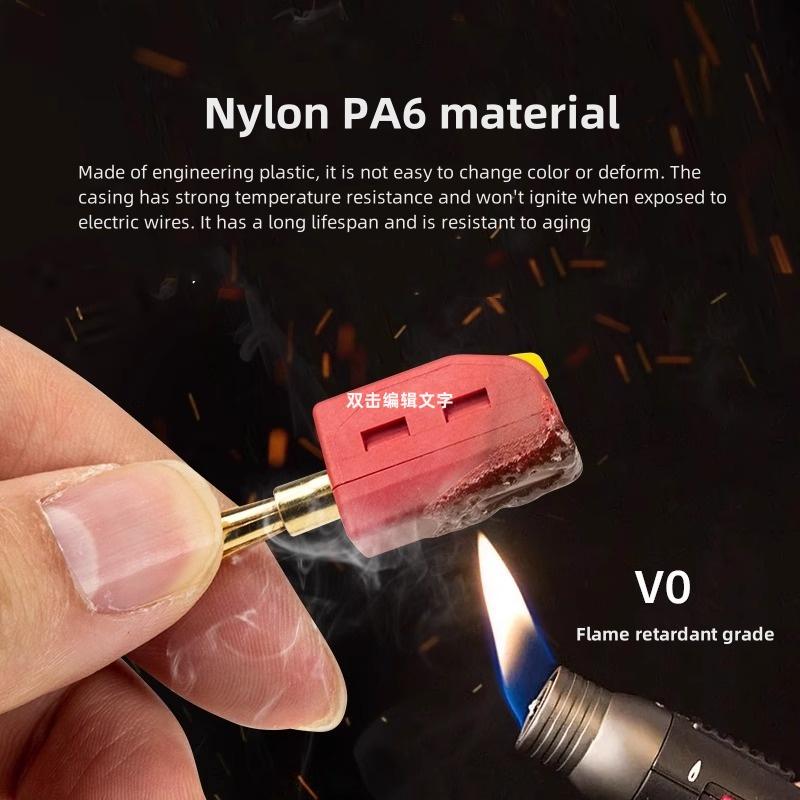 1Pcs 4mm Solderless quick connect high current 32A Banana Plug wire connector, Power testing instrument plug, Musical Speaker