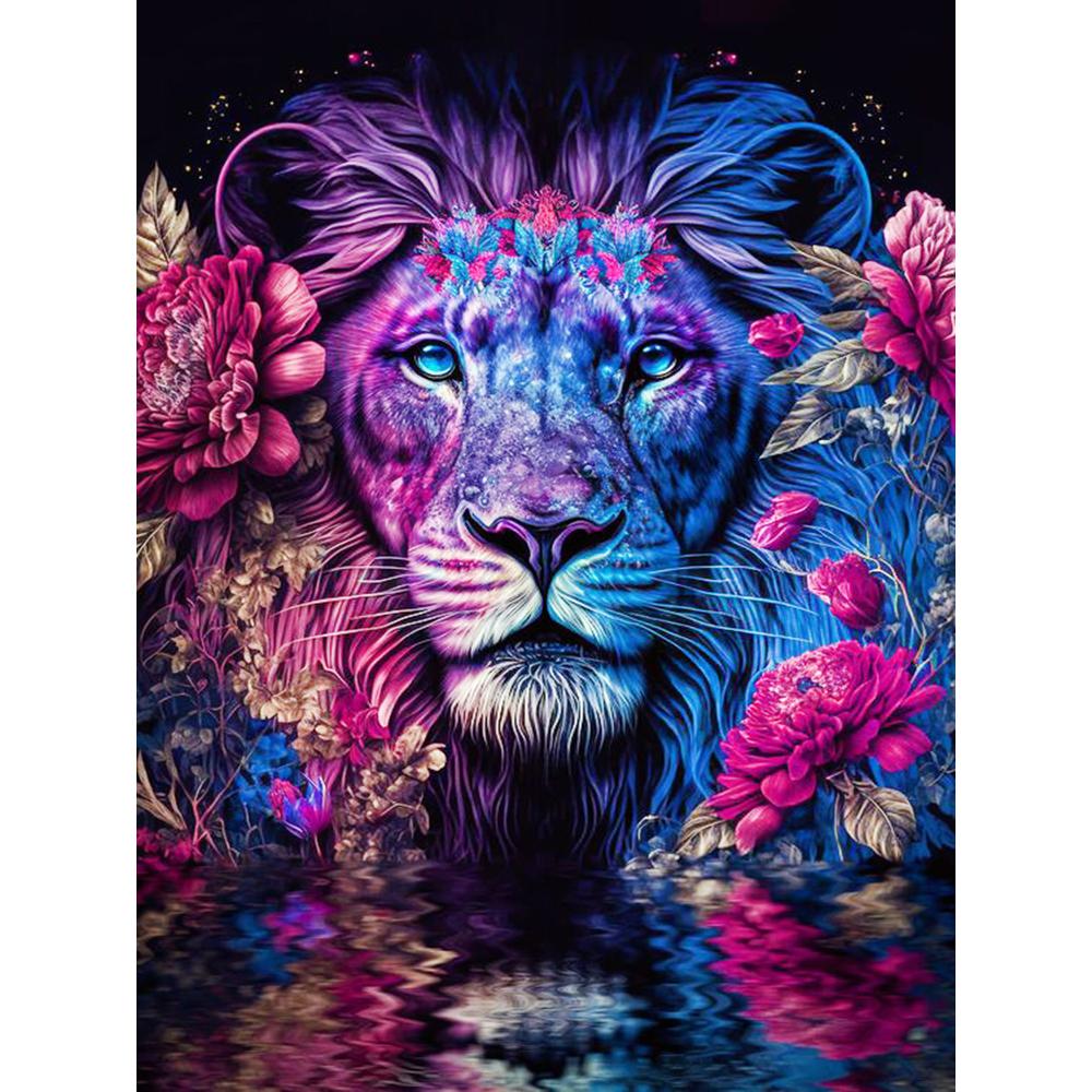 5D Diamond Painting Flower Animal Tiger Fox Flamingo Home Decoration Full Square&Round Diamond mosaic embroidery Cross stitch