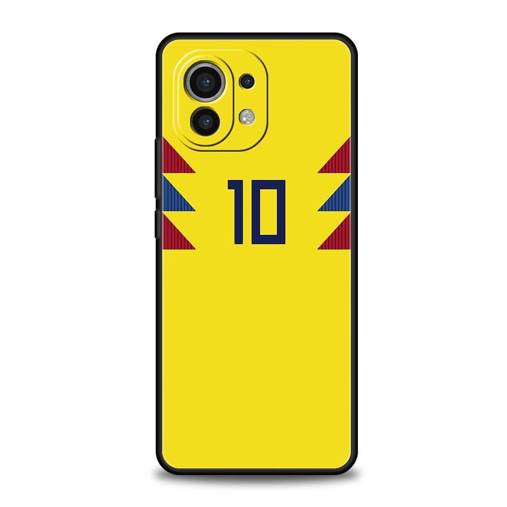 Colombia Flag Phone Case For Xiaomi Poco X3 NFC M3 M4 F4 X4 Pro 5G F3 GT Mi 12 11T 10 9T 10T Lite 11 Ultra Silicon Black Cover