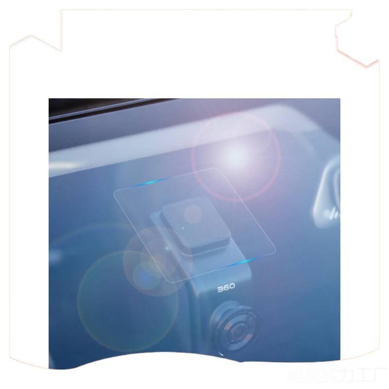 Transparent Static Cling Sticker for Vehicle Dashcam & Inspection Marks