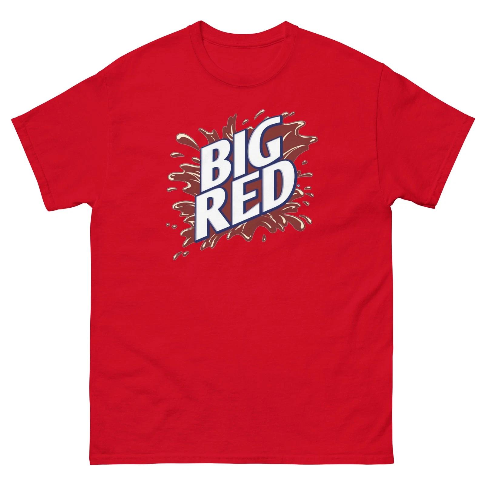 

Big Red Soda Graphic 100% Cotton T-shirt Mens Tees Top Unisex classic tee 3XL