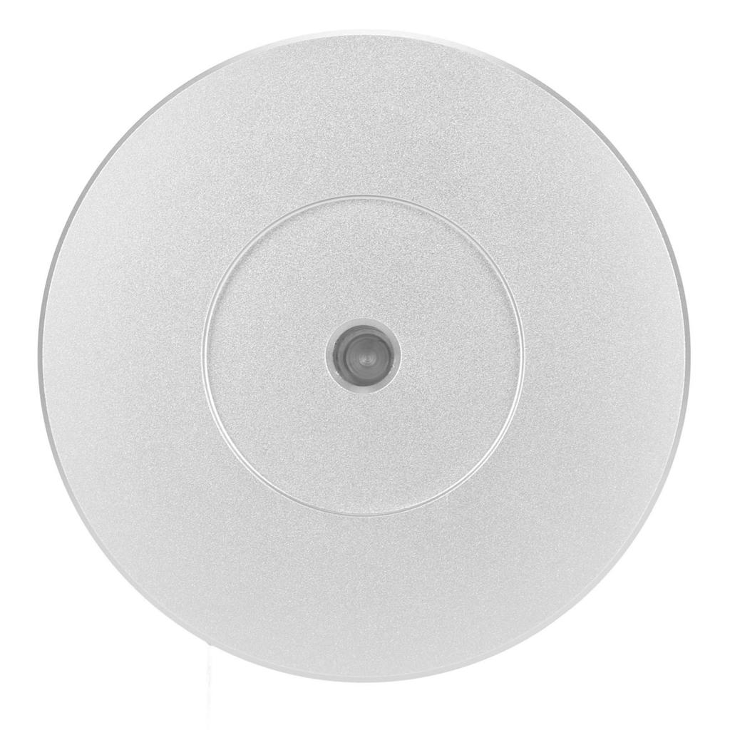 HiFi Schallplattenstabilisator Aluminiumlegierung Universelle Plattenspieler Gewichtsklemme für LP Schallplatte Silber