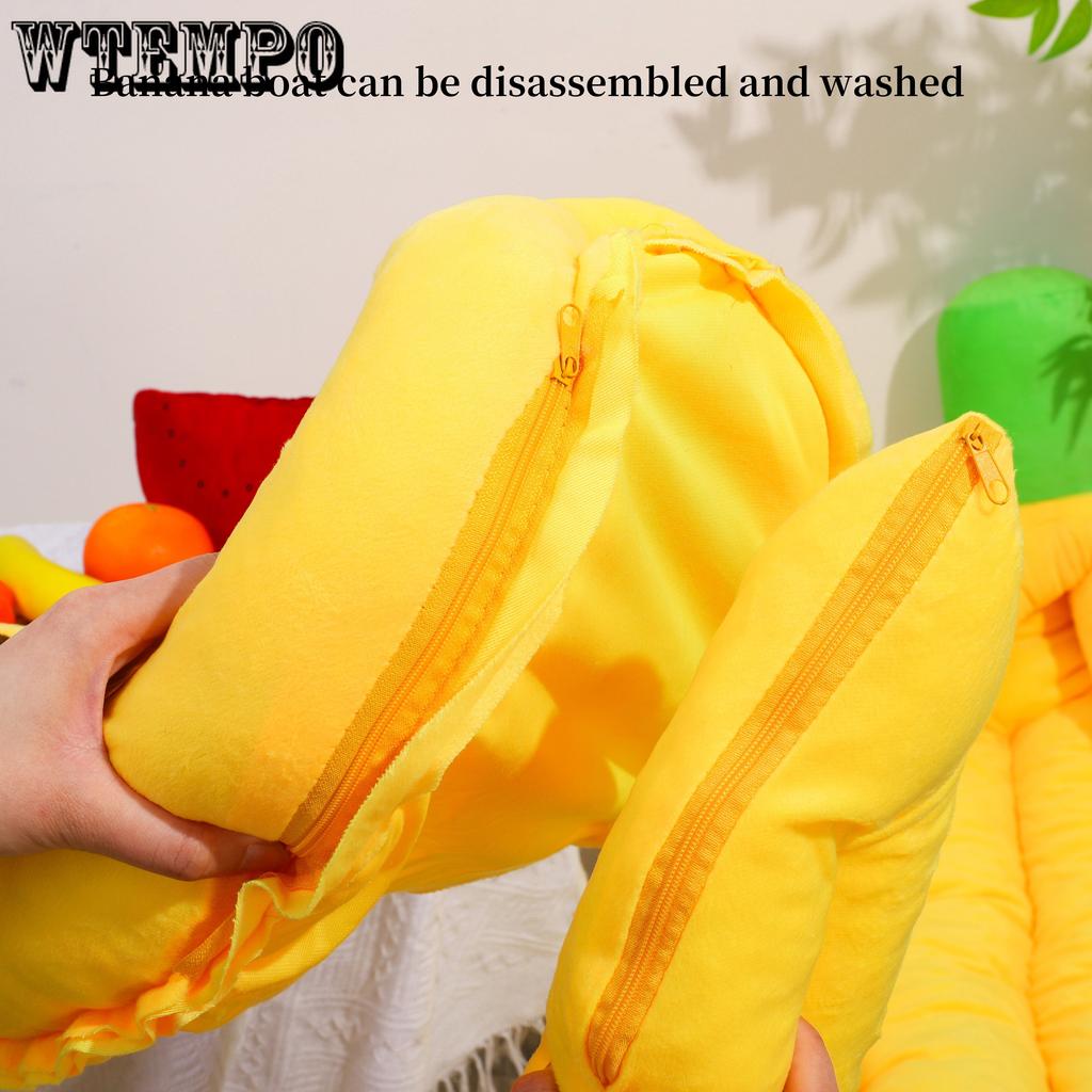 1pc Pet Banana Nest, Detachable And Washable, Warm Plush Dog Cushion Bed, Pet Supplies For Small Medium Dogs And Cats