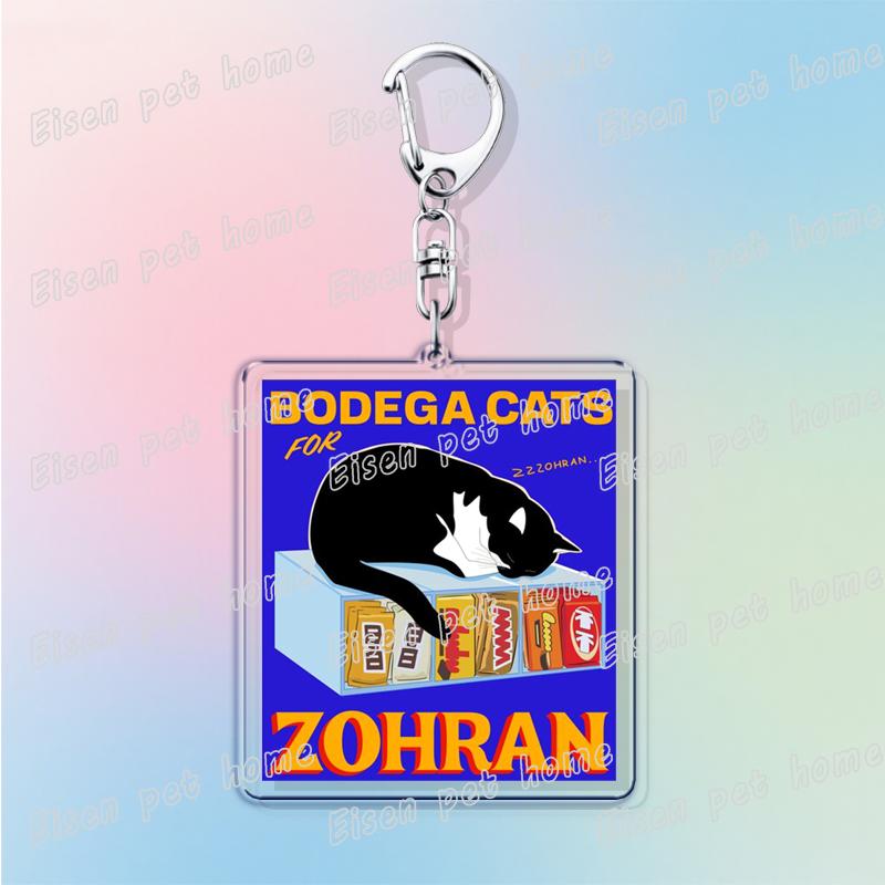 

Zohran Mamdani for Nyc Keychain Accessories Bag Charms Politics Democrat Mayor Keyrings Jewelry Fans Freinds Gift
