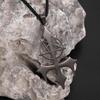Stainless Steel Trinity Celtic Knot Nordic Rune Pendant Necklace Retro Ethnic Irish Knot Lucky Amulet Jewelry for Men