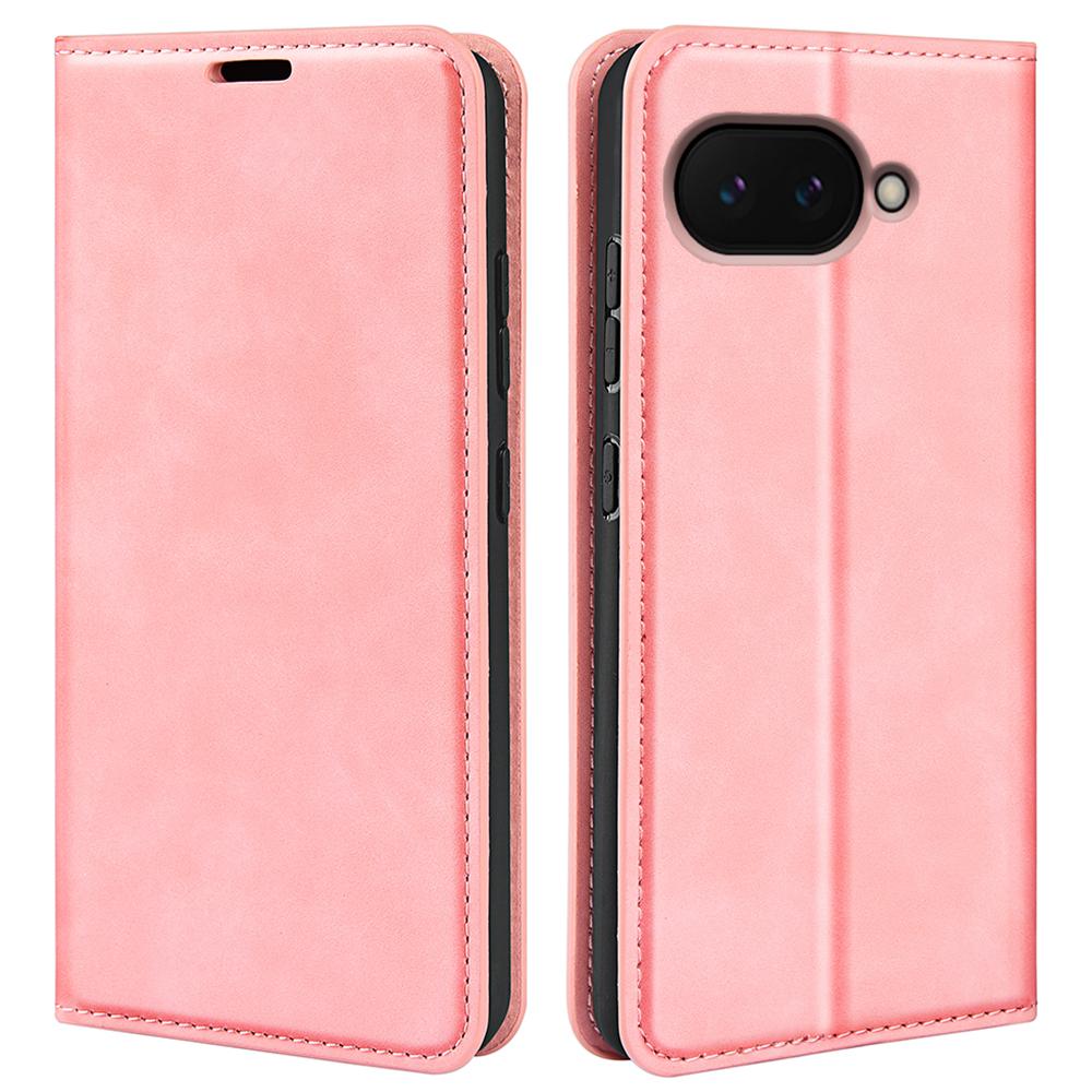 For Google Pixel 9a Case Skin-Touch Leather Wallet Phone Cover