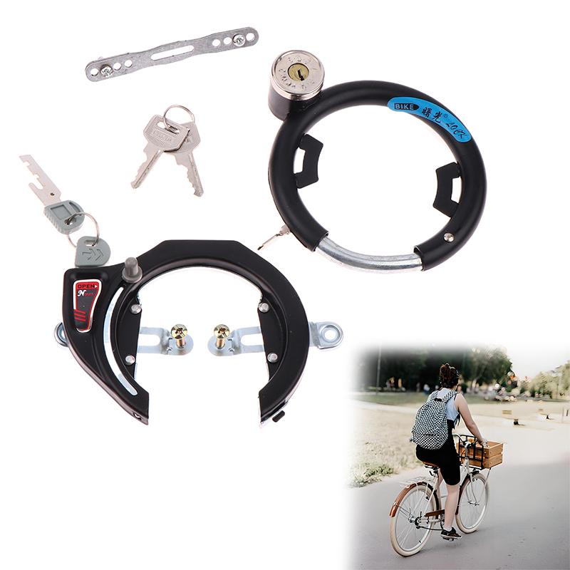 1 Set Anti Theft Alloy With 2 Keys Bike Horseshoe Lock For Mountain Bike Road Bicycle Crab Claw Lock Diy Accessories