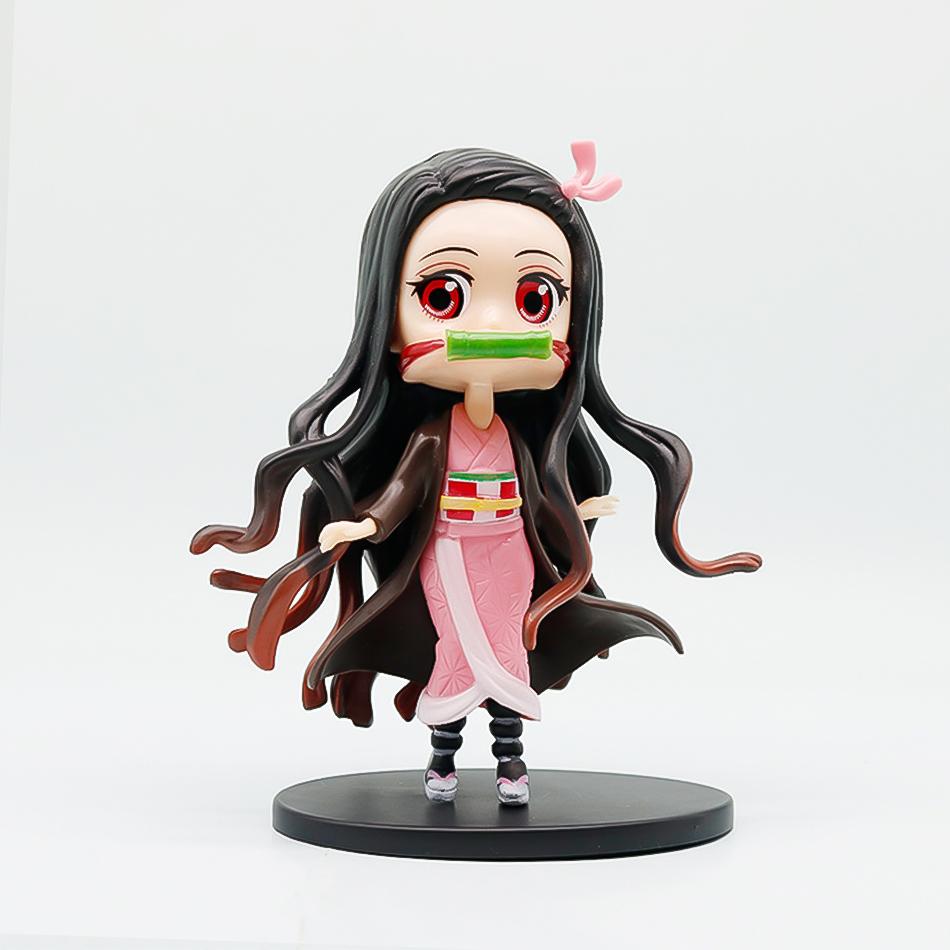 8pcs/set 2026 New  Demon Slayer Tanjiro Kamado Nezuko Anime Figure Model Toys Ornament Toys Mystery Box Decoration Collection To