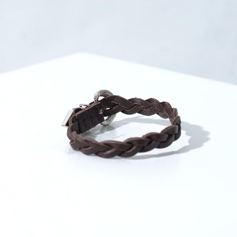 Allclassic Alcbc001 Ac Signature Bracelet W_Brown (Silver)