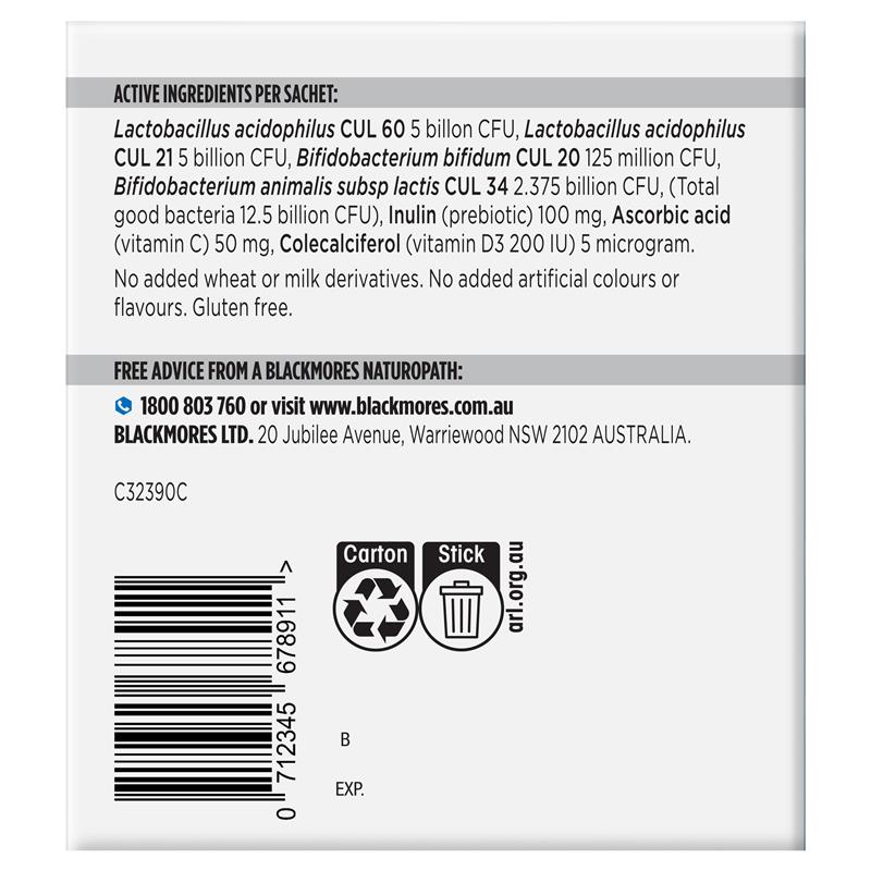 Blackmores Probiotics+ Kids Daily 30 x 1.3g Oral Powder Sachets